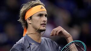 Alexander Zverev of Germany reacts.(REUTERS) Alexander Zverev of Germany reacts.(REUTERS)