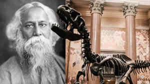 The skeleton of the dinosaur named after Rabindranath Tagore was discovered in Adilabad. The skeleton of the dinosaur named after Rabindranath Tagore was discovered in Adilabad.