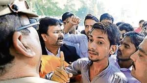 A senior ATS officer said the three have been taken into custody by the state police and brought to Lucknow for questioning.(HT Photo) A senior ATS officer said the three have been taken into custody by the state police and brought to Lucknow for questioning.(HT Photo)