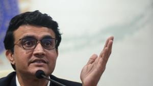 Former cricketer Sourav Ganguly, newly-elected president of the Board of Control for Cricket in India (BCCI), speaks during a press conference at the BCCI headquarters in Mumbai on October 23, 2019. - Former captain Sourav Ganguly was unanimously elected on October 23 as president of India's troubled cricket board, the sport's most powerful body.(AFP) Former cricketer Sourav Ganguly, newly-elected president of the Board of Control for Cricket in India (BCCI), speaks during a press conference at the BCCI headquarters in Mumbai on October 23, 2019. - Former captain Sourav Ganguly was unanimously elected on October 23 as president of India's troubled cricket board, the sport's most powerful body.(AFP)