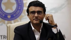 Newly-elected President of the Board of Control for Cricket in India (BCCI) Sourav Ganguly attends a press conference.(AP) Newly-elected President of the Board of Control for Cricket in India (BCCI) Sourav Ganguly attends a press conference.(AP)