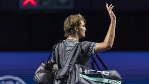 Germany's Alexander Zverev leaves after losing to Taylor Fritz of the United States(AP) Germany's Alexander Zverev leaves after losing to Taylor Fritz of the United States(AP)