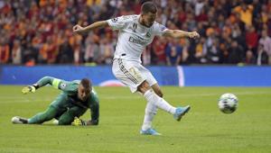 Real Madrid's Eden Hazard)(AP) Real Madrid's Eden Hazard)(AP)