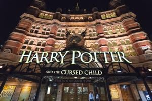 The Palace Theatre in London where Harry Potter and the Cursed Child has been staged as a two-part play since 2016.(Shutterstock) The Palace Theatre in London where Harry Potter and the Cursed Child has been staged as a two-part play since 2016.(Shutterstock)