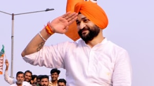 Former Indian hockey captain Sandeep Singh, 33, became the first Olympian from Haryana to enter the state assembly by winning the Pehowa seat on the BJP ticket.(HT Photo) Former Indian hockey captain Sandeep Singh, 33, became the first Olympian from Haryana to enter the state assembly by winning the Pehowa seat on the BJP ticket.(HT Photo)