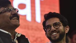 Shiv Sena’s Raut had said that Sena will share power with the BJP in Maharashtra, even if the national party crossed the simple majority mark on its own(HT Photo/File) Shiv Sena’s Raut had said that Sena will share power with the BJP in Maharashtra, even if the national party crossed the simple majority mark on its own(HT Photo/File)