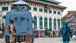 India on Thursday said it was regrettable that a few US lawmakers used a Congressional hearing to question measures to protect lives of people in Jammu and Kashmir.(PTI) India on Thursday said it was regrettable that a few US lawmakers used a Congressional hearing to question measures to protect lives of people in Jammu and Kashmir.(PTI)