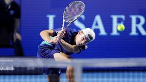 Australia's Alex de Minaur in action during his semi final match against Reilly Opelka.(REUTERS) Australia's Alex de Minaur in action during his semi final match against Reilly Opelka.(REUTERS)