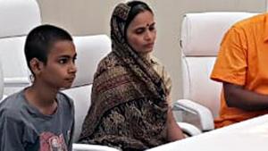 Kamlesh Tiwari’s widow Kiran Tiwari will take over as the Hindu Samaj Party chief on Saturday.(ANI File Photo) Kamlesh Tiwari’s widow Kiran Tiwari will take over as the Hindu Samaj Party chief on Saturday.(ANI File Photo)