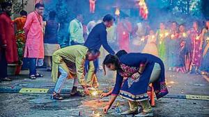 Pune’s air quality ahead of Diwali has been one of the best as compared to the last five years.(HT Photo) Pune’s air quality ahead of Diwali has been one of the best as compared to the last five years.(HT Photo)