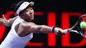 Japan’s Naomi Osaka in action against Czech Republic's Petra Kvitova.(REUTERS) Japan’s Naomi Osaka in action against Czech Republic's Petra Kvitova.(REUTERS)