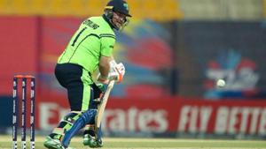 Ireland’s Paul Stirling in action.(World T20/Twitter) Ireland’s Paul Stirling in action.(World T20/Twitter)
