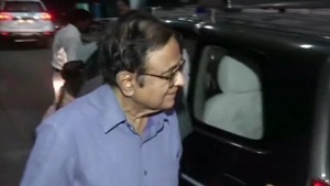 Former Union finance minister P Chidambaram was discharged from AIIMS Delhi on Monday evening.(ANI Twitter) Former Union finance minister P Chidambaram was discharged from AIIMS Delhi on Monday evening.(ANI Twitter)