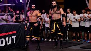A file photo of Rinku Singh (L) and Saurav Gurjar.(WWE)