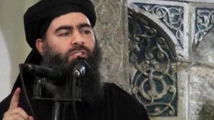 Abu Bakr al-Baghdadi, purportedly delivering a sermon at a mosque in Iraq during his first public appearance.(AP photo) Abu Bakr al-Baghdadi, purportedly delivering a sermon at a mosque in Iraq during his first public appearance.(AP photo)