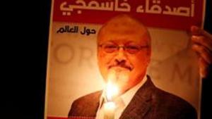 A demonstrator holds a poster with a picture of Saudi journalist Jamal Khashoggi outside the Saudi Arabia consulate in Istanbul, Turkey.(Reuters photo) A demonstrator holds a poster with a picture of Saudi journalist Jamal Khashoggi outside the Saudi Arabia consulate in Istanbul, Turkey.(Reuters photo)