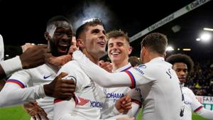 Chelsea's Christian Pulisic celebrates scoring their third goal.(Reuters) Chelsea's Christian Pulisic celebrates scoring their third goal.(Reuters)