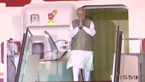 Prime Minister Narendra Modi arrived in Riyadh late on Monday night(ANI/Twitter) Prime Minister Narendra Modi arrived in Riyadh late on Monday night(ANI/Twitter)