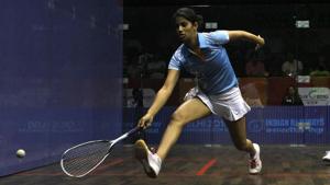 File image of Indian squash player Joshna Chinappa.(HT Photo) File image of Indian squash player Joshna Chinappa.(HT Photo)