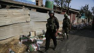 The Opposition on Monday hit out at the government for facilitating the travel of a delegation of lawmakers of the European Union to Jammu and Kashmir, while the region remained out of bounds for most Indian leaders.(AP) The Opposition on Monday hit out at the government for facilitating the travel of a delegation of lawmakers of the European Union to Jammu and Kashmir, while the region remained out of bounds for most Indian leaders.(AP)