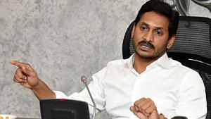 Andhra Pradesh Chief Minister Y.S. Jagan Mohan Reddy had discussed with his Telangana counterpart K Chandrashekhar Rao the plan of diverting Godavari waters to Krishna at a specific alignment which would be useful to both the states.(ANI) Andhra Pradesh Chief Minister Y.S. Jagan Mohan Reddy had discussed with his Telangana counterpart K Chandrashekhar Rao the plan of diverting Godavari waters to Krishna at a specific alignment which would be useful to both the states.(ANI)