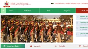 RPF Constable result out(RPF)