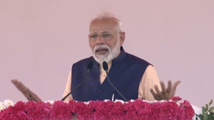 PM Modi addressed an event at Statue of Unity in Gujarat’s Kevadia to mark the birth anniversary of Sardar Patel, October 31, 2019.(Photo: BJP4India/ Twitter) PM Modi addressed an event at Statue of Unity in Gujarat’s Kevadia to mark the birth anniversary of Sardar Patel, October 31, 2019.(Photo: BJP4India/ Twitter)