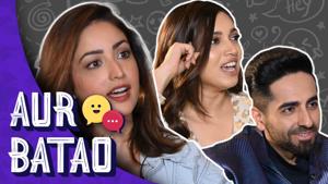 <p>In the latest episode of 'Aur Batao' RJ Stutee speaks with Bollywood actors Ayushmann Khurrana, Yami Gautam, and Bhumi Pednekar on the film 'Bala'. Directed by Amar Kaushik, Bala features Ayushmann as a young bald man. The film is set to hit theatres on November 7. Watch the entire episode to know more. Aur Batao is not your regular photoshopped chat show but makes hanging out with celebs a different (and fun) ballgame.</p>