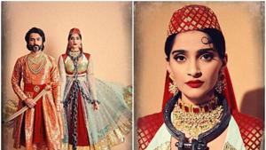Sonam Kapoor as Anarkali on Halloween.(Instagram) Sonam Kapoor as Anarkali on Halloween.(Instagram)