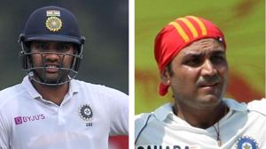 Rohit Sharma and Virender Sehwag(HT Collage) Rohit Sharma and Virender Sehwag(HT Collage)
