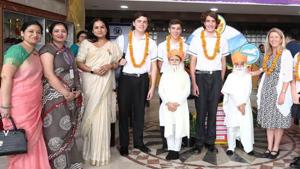 The delegation consisted of five students and a teacher from Australia(HT File) The delegation consisted of five students and a teacher from Australia(HT File)