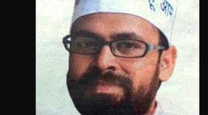 Aam Adami Party (AAP) MLA Akhilesh Pati Tripathi and two others were granted bail by a trial court on the surety of Rs 25,000 each on Friday in connection with a rioting case in 2013. HT-photo Aam Adami Party (AAP) MLA Akhilesh Pati Tripathi and two others were granted bail by a trial court on the surety of Rs 25,000 each on Friday in connection with a rioting case in 2013. HT-photo