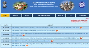RRB JE CBT 2 result 2019(rrb) RRB JE CBT 2 result 2019(rrb)