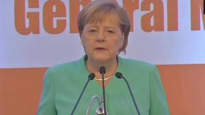 German Chancellor Angela Merkel addressed a business meeting in New Delhi on November 2, 2019.(ANI/twitter) German Chancellor Angela Merkel addressed a business meeting in New Delhi on November 2, 2019.(ANI/twitter)