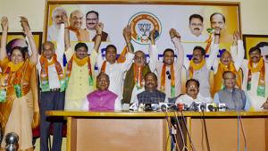 An assembly constituency (AC) wise breakup of the 2019 Lok Sabha results suggests that the BJP should easily get a majority in the Jharkhand assembly.(PTI) An assembly constituency (AC) wise breakup of the 2019 Lok Sabha results suggests that the BJP should easily get a majority in the Jharkhand assembly.(PTI)