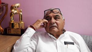 Ghulam Nabi Azad hailed Hooda and Haryana Congress chief Kumari Selja for their efforts in the assembly polls, saying their combination had worked well for the party(ANI) Ghulam Nabi Azad hailed Hooda and Haryana Congress chief Kumari Selja for their efforts in the assembly polls, saying their combination had worked well for the party(ANI)