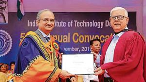 Sushil Kumar Dhawan , a visiting professor at IIT-D’s department of civil engineering, is one of the eldest persons to get a PhD from the institute in the recent past.(Sourced) Sushil Kumar Dhawan , a visiting professor at IIT-D’s department of civil engineering, is one of the eldest persons to get a PhD from the institute in the recent past.(Sourced)