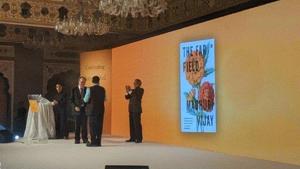 Vijay, who wasn’t present at the award ceremony here due to her pregnancy, will receive a cash prize of Rs 25 lakh, along with a a sculpture by Delhi artist duo Thukral & Tagra entitled “Mirror Melting”.(twitter/@TheJCBPrize) Vijay, who wasn’t present at the award ceremony here due to her pregnancy, will receive a cash prize of Rs 25 lakh, along with a a sculpture by Delhi artist duo Thukral & Tagra entitled “Mirror Melting”.(twitter/@TheJCBPrize)