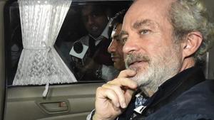 Agusta Westland scam accused middleman Michel Christian.(PTI Photo) Agusta Westland scam accused middleman Michel Christian.(PTI Photo)
