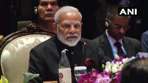 Prime Minister Narendra Modi in his opening address at the India-ASEAN summit in Bangkok.(ANI) Prime Minister Narendra Modi in his opening address at the India-ASEAN summit in Bangkok.(ANI)