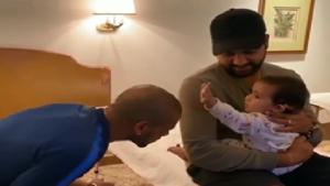 “Some masti with adorable Samaira,” Shikhar Dhawan wrote in the caption.(Instagram/shikhardofficial) “Some masti with adorable Samaira,” Shikhar Dhawan wrote in the caption.(Instagram/shikhardofficial)