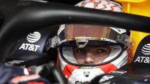 Red Bull driver Max Verstappen, of the Netherlands, sits in his car.(AP) Red Bull driver Max Verstappen, of the Netherlands, sits in his car.(AP)