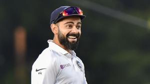 Indian cricket captain Virat Kohli in action.(PTI) Indian cricket captain Virat Kohli in action.(PTI)