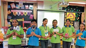 Kandivli school honours former president and India’s Missile Man Dr APJ Abdul Kalam.(HT) Kandivli school honours former president and India’s Missile Man Dr APJ Abdul Kalam.(HT)