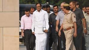 Chidambaram said the purpose of ED’s opposition to grant of bail is not to advance the cause of justice but to harm his health which has already suffered severe damage since August 21.(Sanchit Khanna/HT PHOTO) Chidambaram said the purpose of ED’s opposition to grant of bail is not to advance the cause of justice but to harm his health which has already suffered severe damage since August 21.(Sanchit Khanna/HT PHOTO)