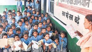Teachers’ involvement in other activities is hampering the development of those children who go to State-run schools and cannot afford other private schools or remedial coaching(Deepak Gupta /HT Photo) Teachers’ involvement in other activities is hampering the development of those children who go to State-run schools and cannot afford other private schools or remedial coaching(Deepak Gupta /HT Photo)