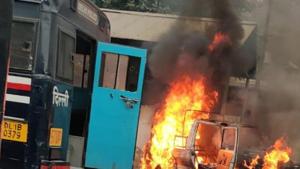 The fight in Delhi between lawyers and the police started over a parking dispute.(HT Photo) The fight in Delhi between lawyers and the police started over a parking dispute.(HT Photo)