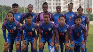File image of India women’s football team.(AIFF) File image of India women’s football team.(AIFF)