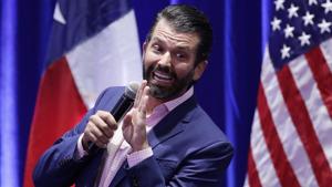 Donald Trump Jr. released a provocative book Tuesday that rails against his father’s opponents.(AP file photo)