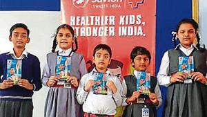 Pupils learn importance of good hand hygiene.(HT) Pupils learn importance of good hand hygiene.(HT)